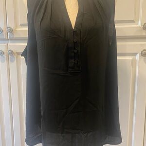 Elegant Black Sleeveless Top